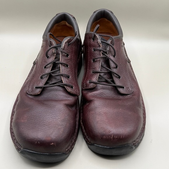Red Wing Work Shoes Burgundy Leather Lace Up Men's Size 11.5 D Stock No 6704 - Picture 3 of 7